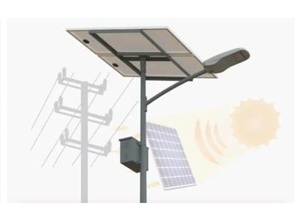 Luminária Solar Híbrida Solar-CA