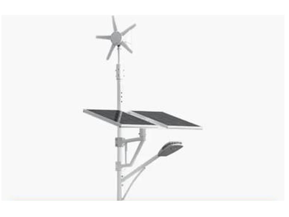 Luminária Solar Híbrida Solar-Eólica