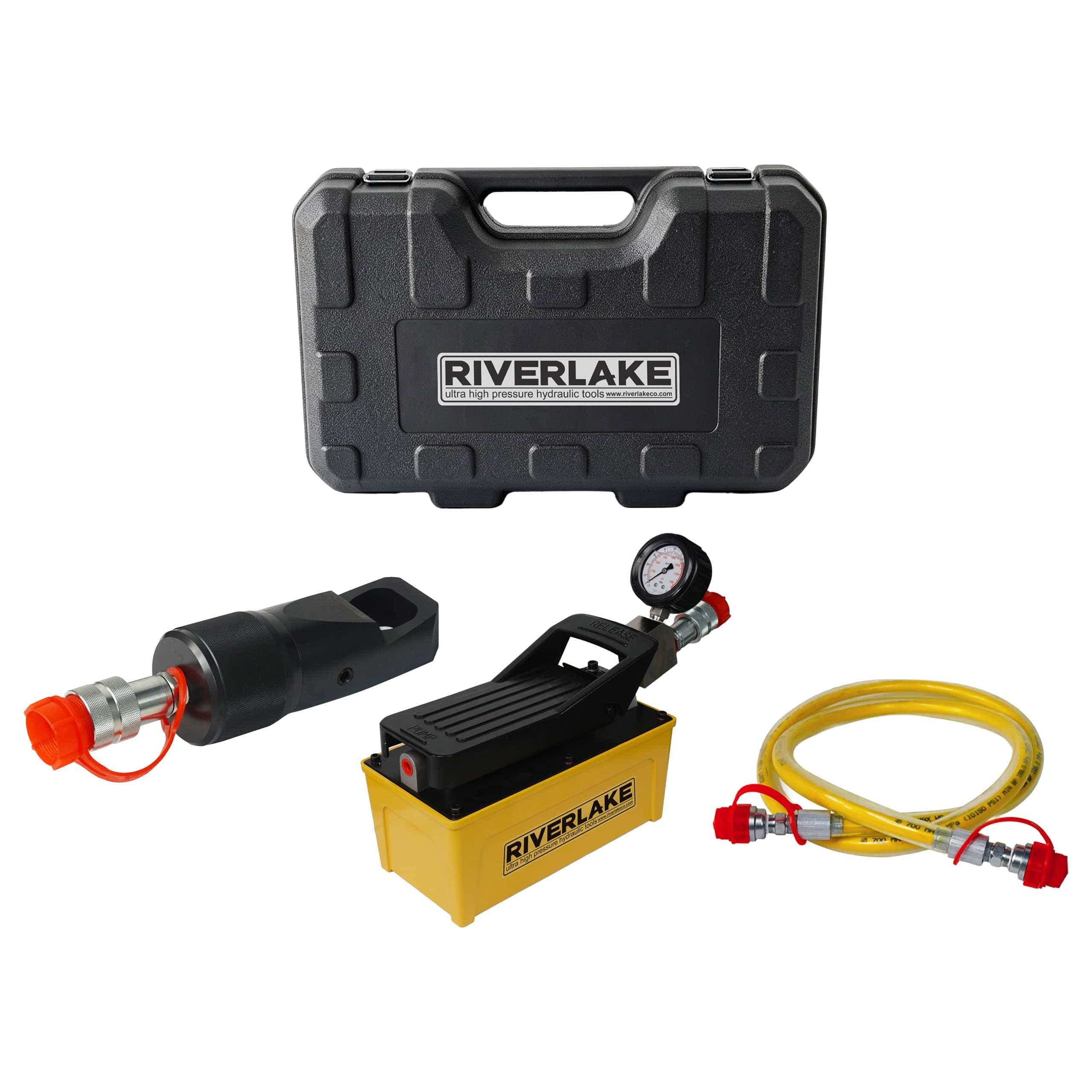 STN5060A, 50 Ton, Hydraulic Nut Cutter Set with Pneumatic Pump