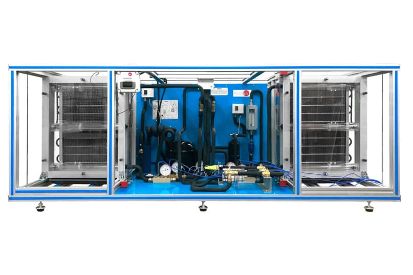Compression Refrigeration Unit with Different Expansion Valves