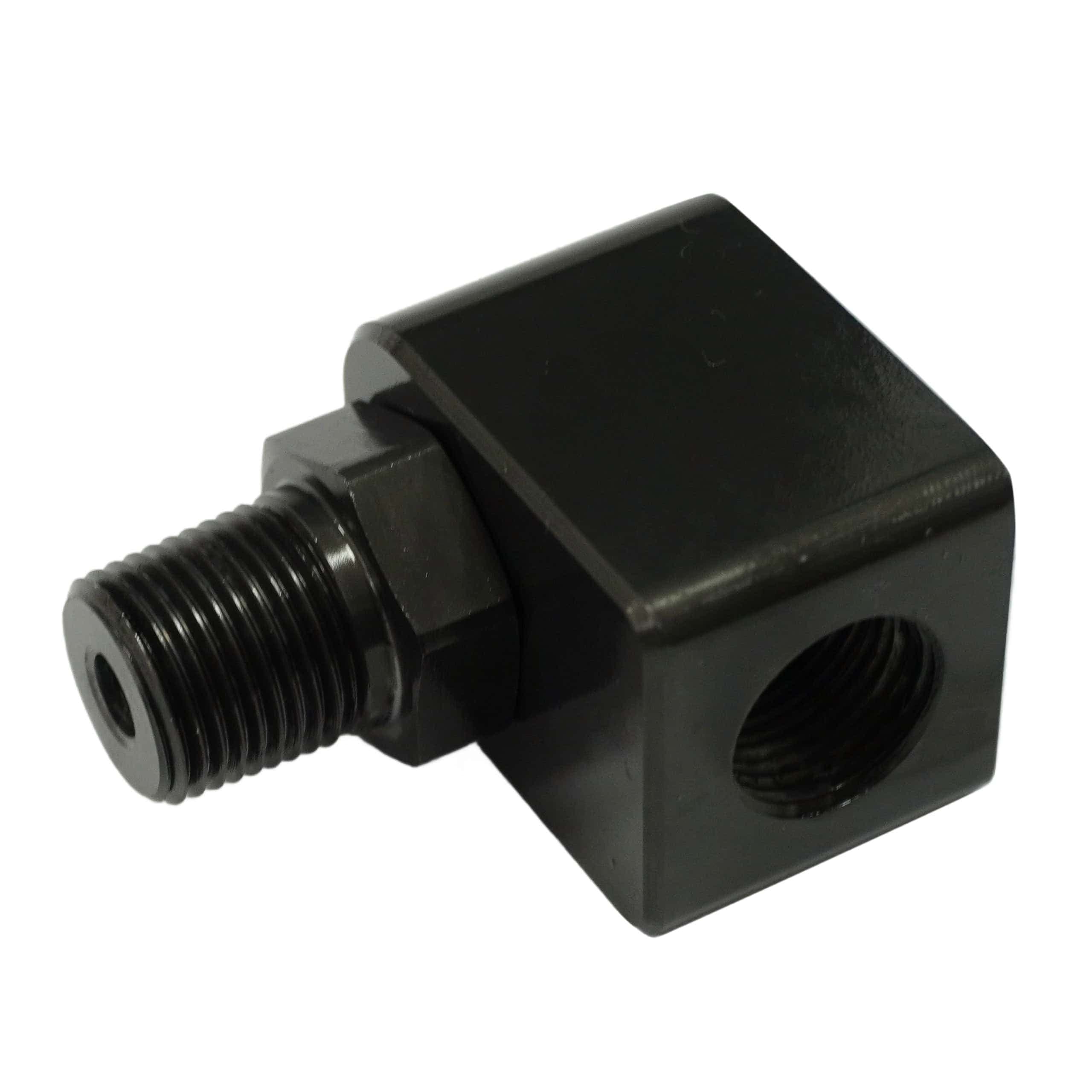RJ04,NPT 3/8-18 Male To NPT 3/8-18 Female, Hydraulic Adapter