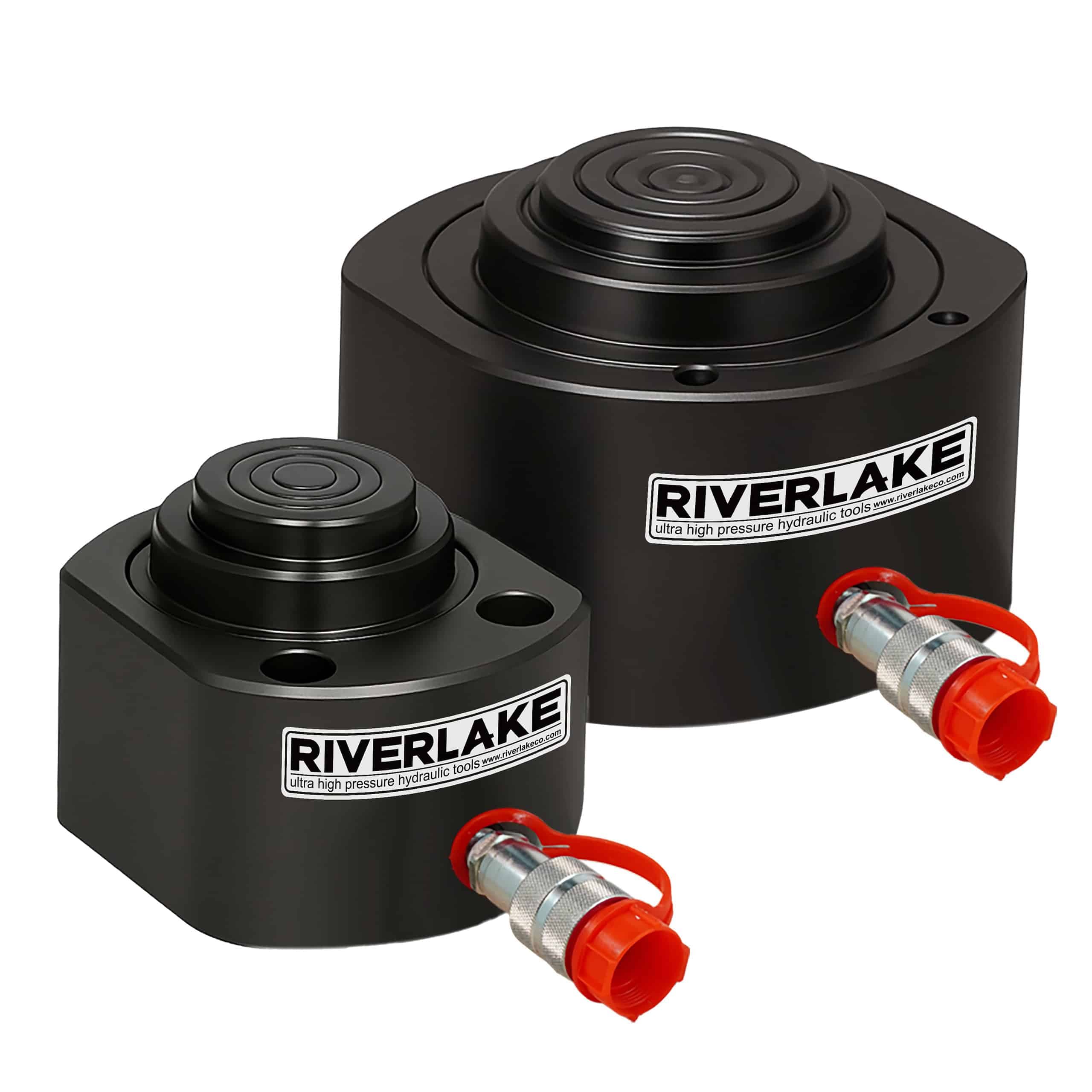 RLT111, 11.4 Ton Capacity, 40mm Stroke,Low Height, Telescopic Hydraulic Cylinders
