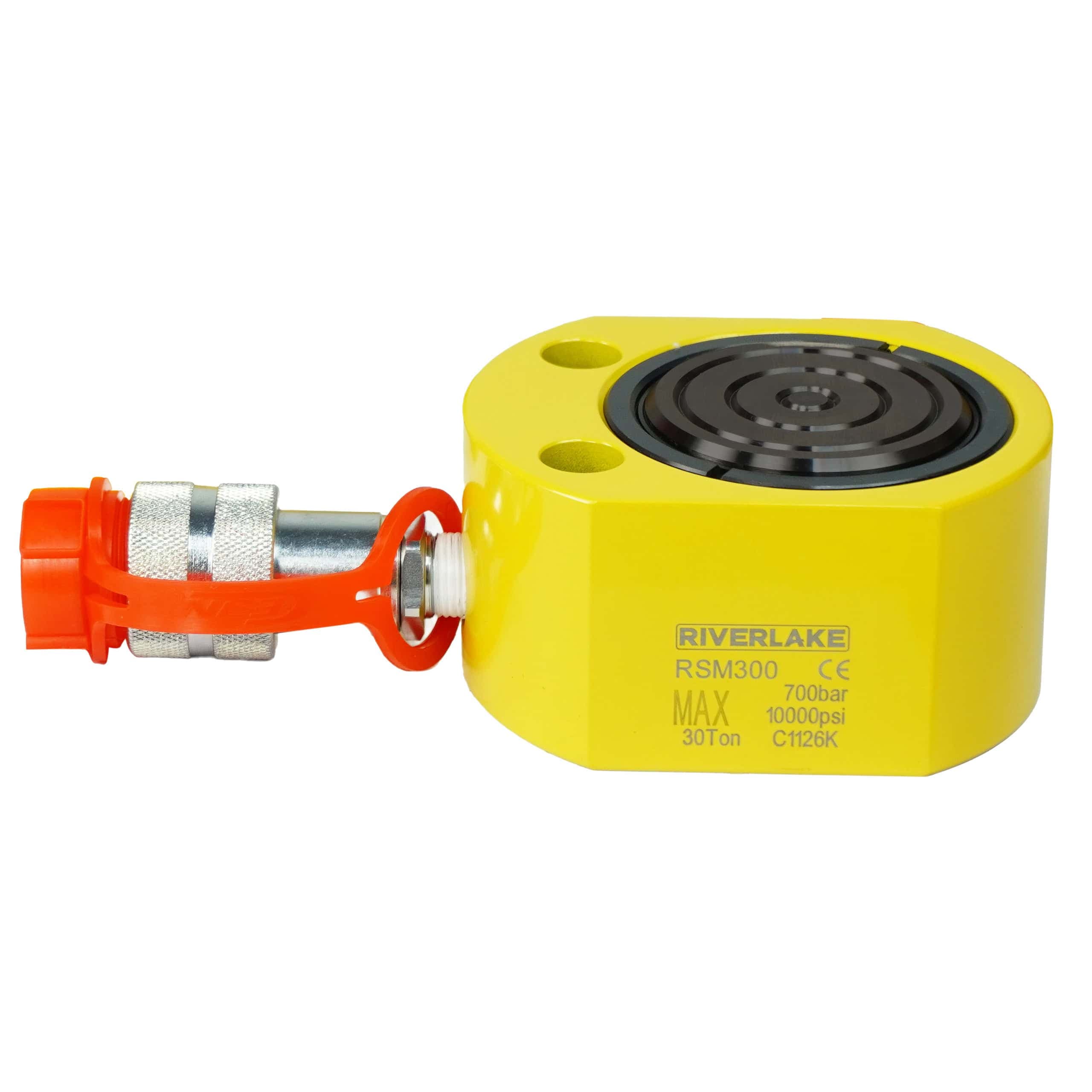 RSM750, 75 Ton Capacity,16mm Stroke, Ultra Low Profile Hydraulic Cylinder