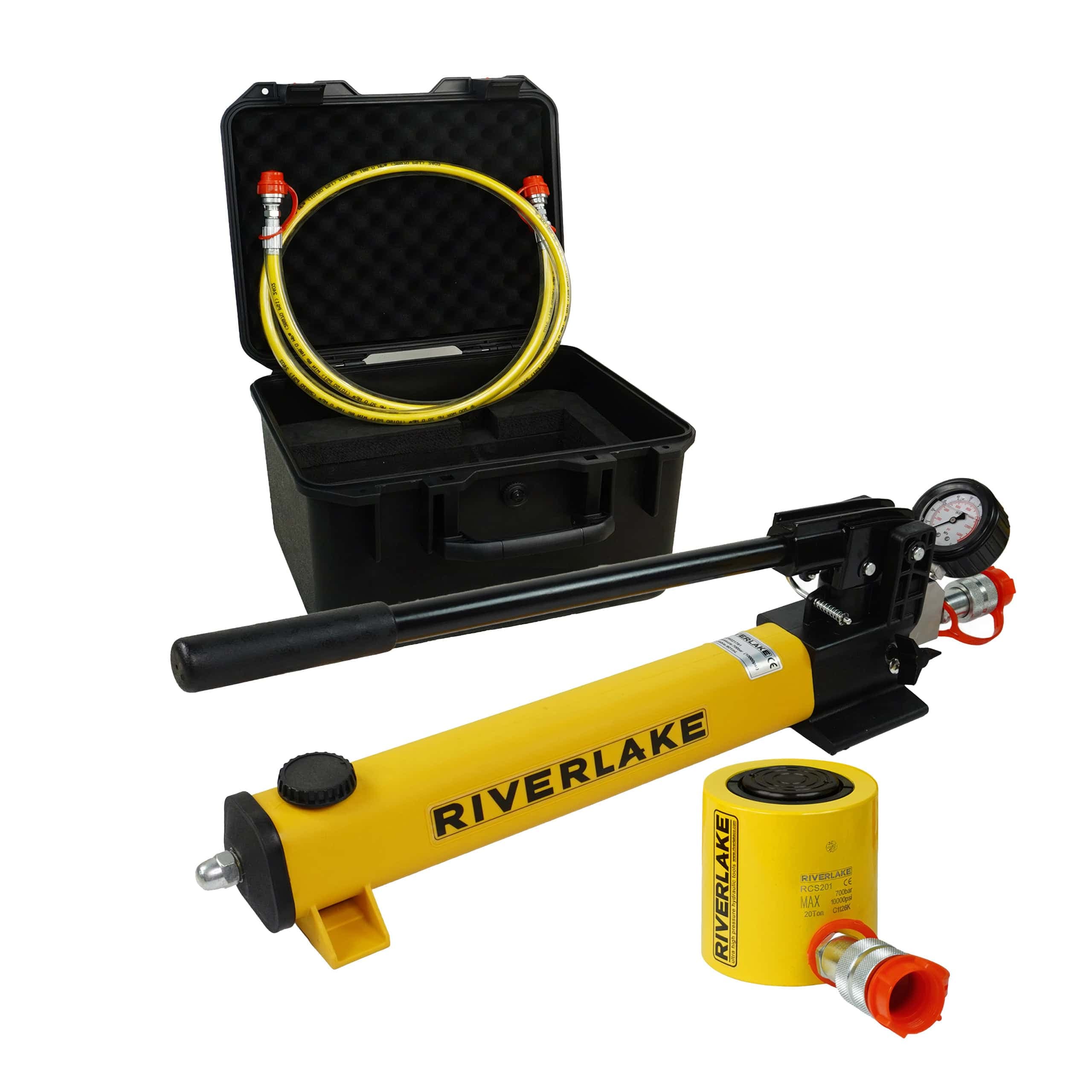 SCL101H, 10 Ton Capacity,38mm Stroke, Hydraulic Cylinder And Hand Pump Set