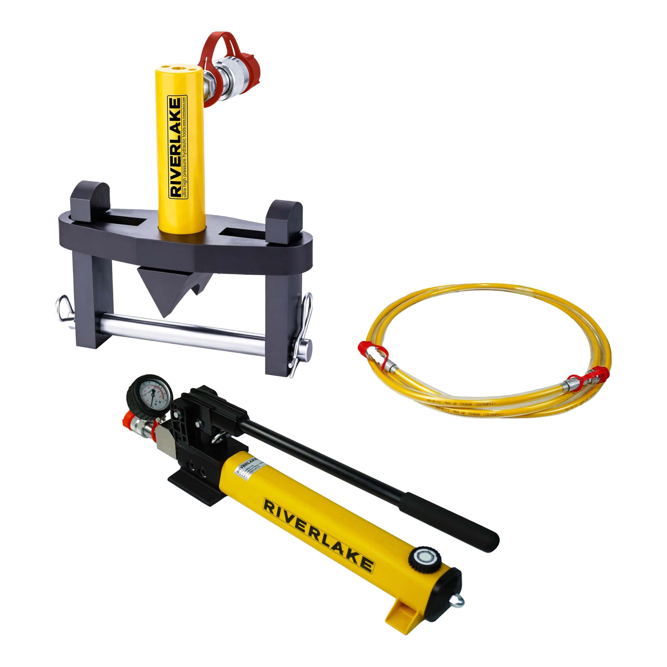 STF56H, 5 Ton, Hydraulic Flange Spreader Set With Hand Pump, 155 mm Maximum Spread