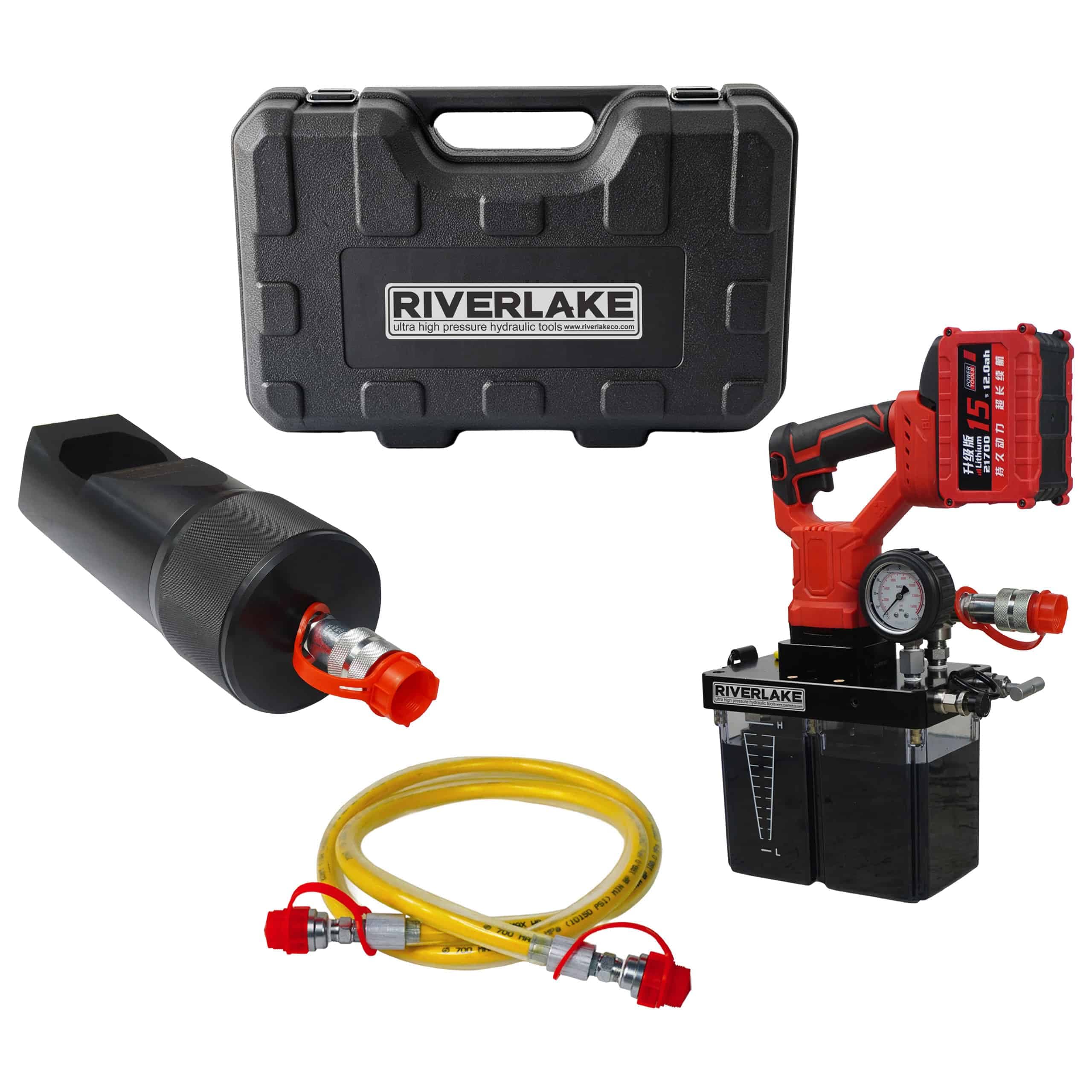 STN1019B, 5 Ton, Hydraulic Nut Cutter Set with Battery Pump